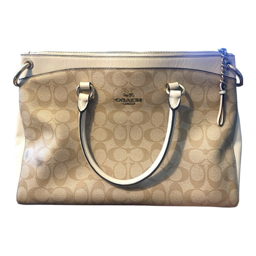 Coach Mia Satchel In Signature Canvas